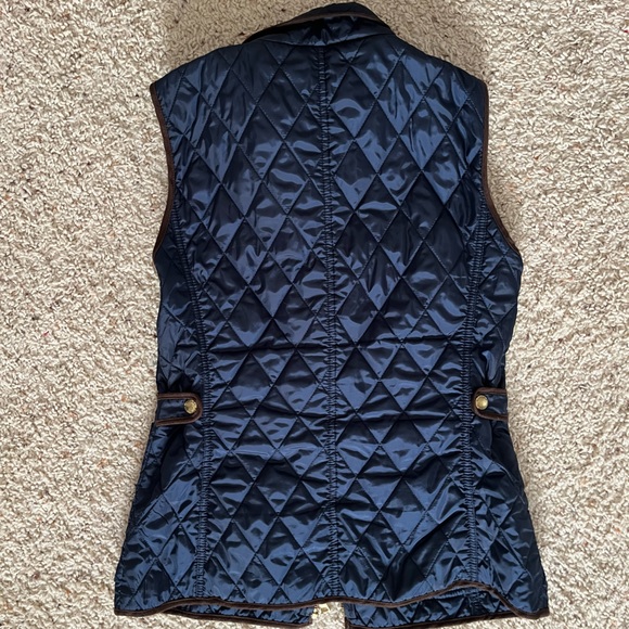 Banana Republic Navy Vest size S - Picture 2 of 6